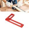 Carpenter   L Shape Aluminum Alloy Height Measuring Scribing 90 degrees  Woodworking Right Angle Ruler