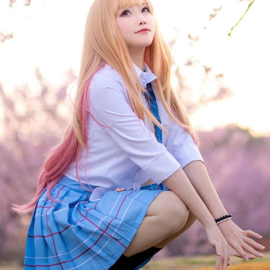 Косплей аниме My Dress Up Darling Marin Kitagawa JK, униформа, рубашка, юбка, карнавальный костюм на Хэллоуин, костюмы для косплея