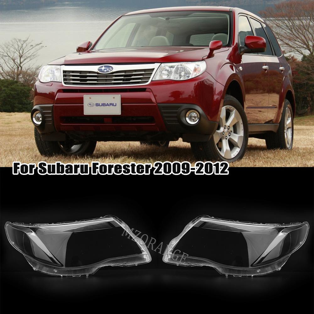 Для Subaru Forester SH 2009-2013 Прозрачный Корпус Передние Фары Линза Оболочка Крышка Плафон Абажур Автомобильные Аксессуары