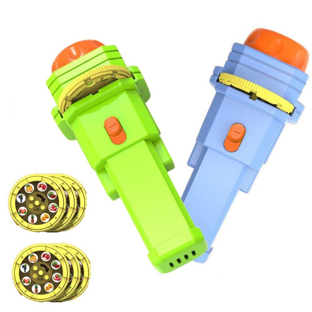 Cognition Baby Projector Torch 24 Patterns Children Luminous Toys  Before Bedtime