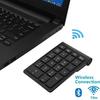 Bluetooth Numeric Keypad Portable Wireless 22 Keys Keyboard External Number Pad for Laptop Tablet Notebook PC Desktop Accounting
