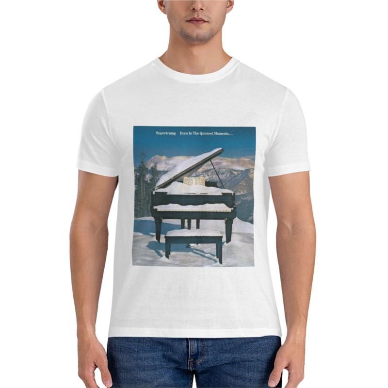 black tshirt men Supertramp Even in the Quietest Moments Active TShirt mens funny t shirt men summer tshirt
