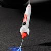 Anti Static Grounding Strap For Car 3D Rocket Design Ground Wire Electrostatic Styling Adjustable Anti-Static Strip For Safe