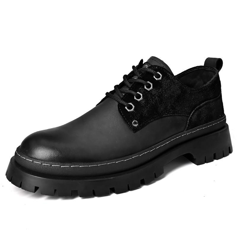 Genuine Leather Men Casual Shoes Thick Bottom Oxford Shoes for Men New Trendy Sneakers Luxury Brand Male Wedding Dress Footwear