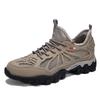 Мужские дышащие сетчатые походные ботинки большого размера с нескользящей подошвой