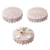 70inch Round Table White Lace Tablecloth Home Beautification Holiday Wedding Dining Table Decoration Mats