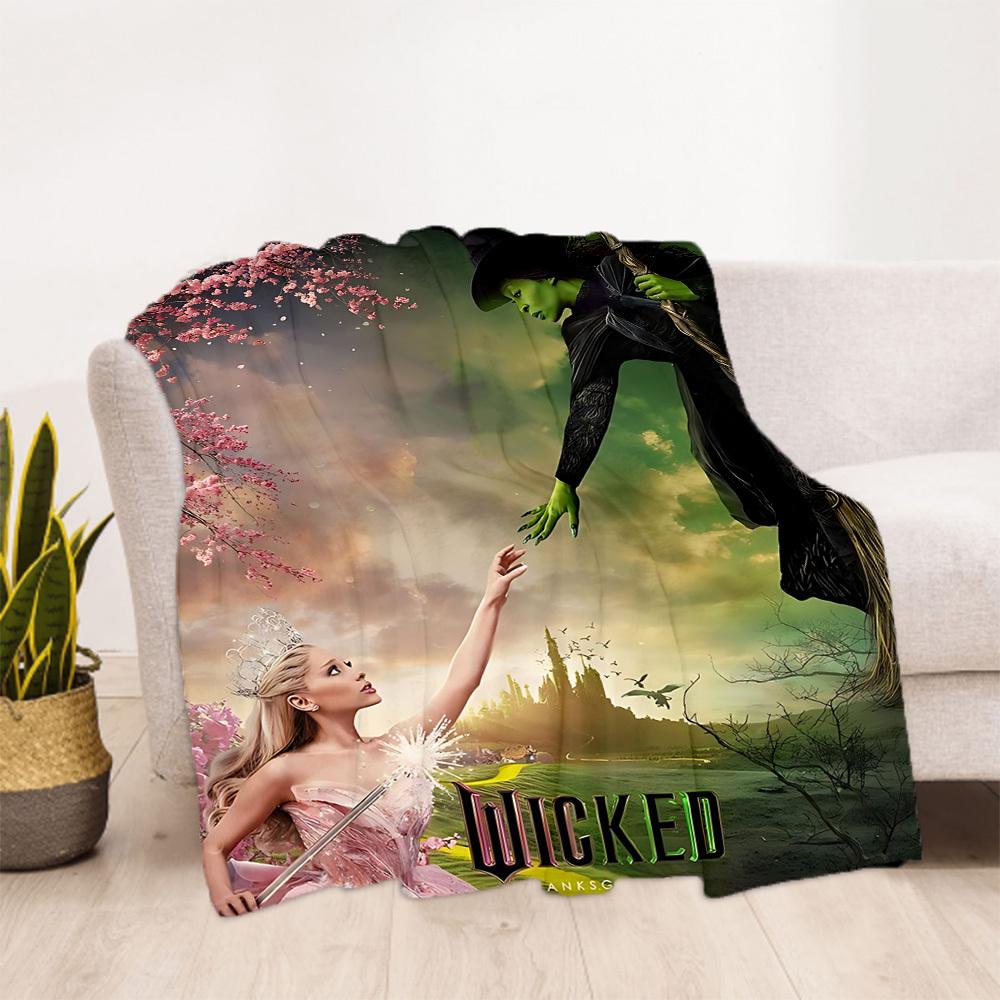 1 шт. Пледы Wicked Fantasy для улицы, легкие, из фланели, мягкие и теплые, для использования в любое время года, для дивана, улицы, кемпинга, гостиной, офиса131