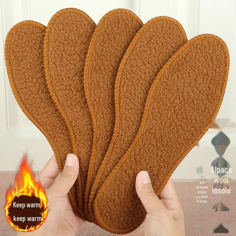 Зимние стельки из шерсти альпаки с бархатным наполнителем — теплые, впитывающие пот и удобные для занятий спортом