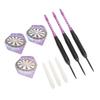 3Pcs Darts Professional Exquisite Stainless Steel Tip Darts Set with Storage for Beginners Professional Players