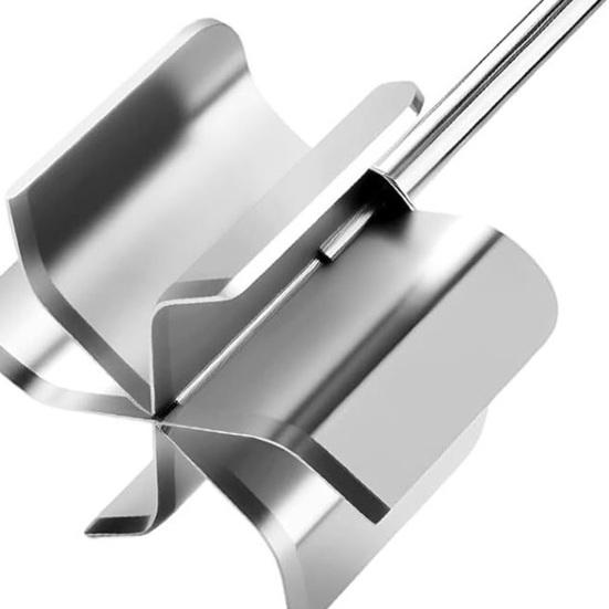 Измельчитель мяса из нержавеющей стали с 6 острыми лезвиями, деревянной ручкой, для пюрирования говяжьего фарша для бургеров, картофеля, овощей, легко моющийся кухонный инструмент