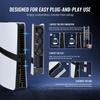 Для PS5 Pro/PS5 Slim Охлаждающий вентилятор Внешний вентилятор Кулер Вентилятор охлаждения игровой консоли для Playstation 5 Pro/Slim Дисковое и Цифровое издание