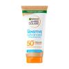 Garnier Ambre Solaire SPF50+ Sensitive Гипоаллергенный лосьон 175 мл - Солнцезащитный крем с высокой степенью защиты для нежной кожи