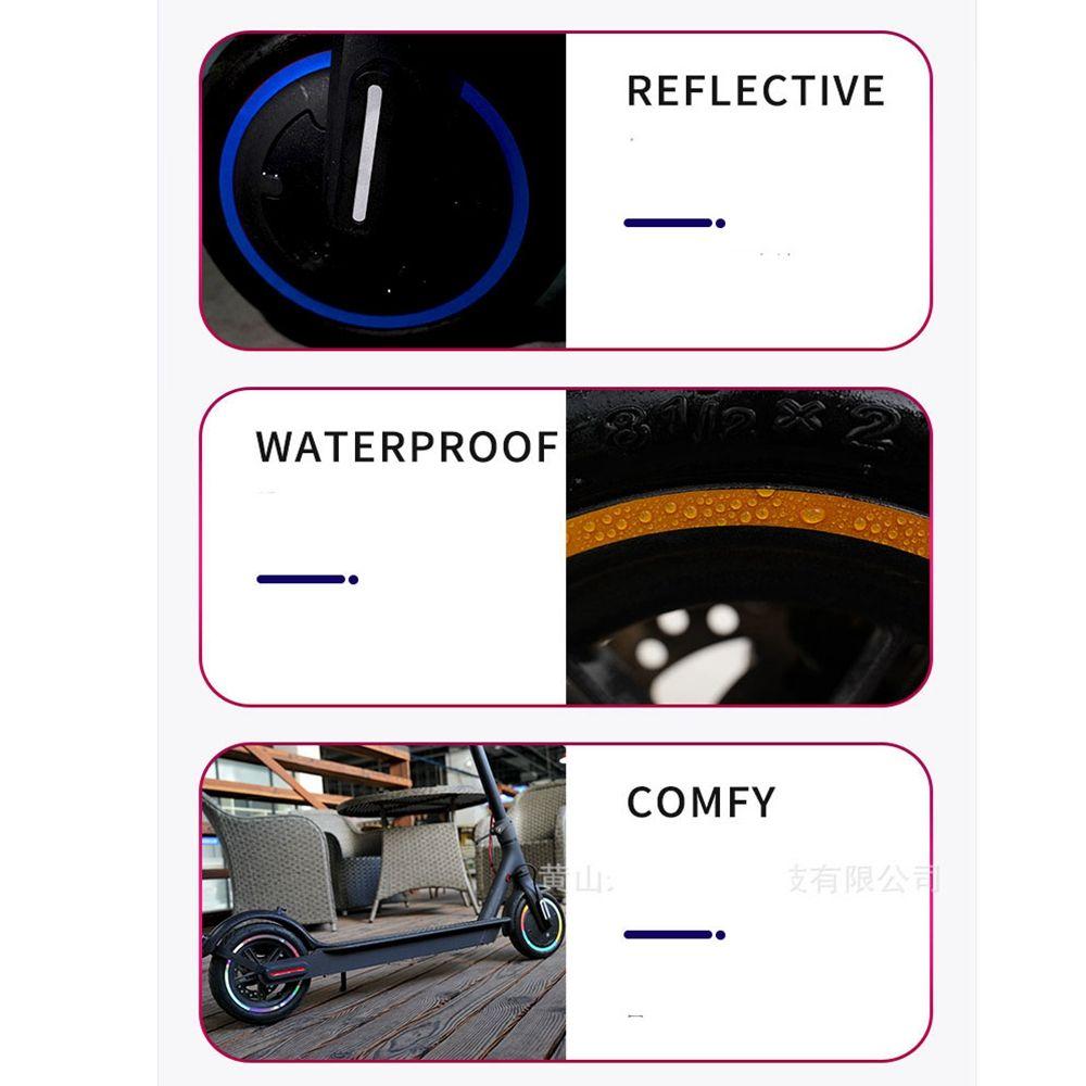 Outdoor Accessories Scooter Parts Wheel Hubs Protective Reflective Sticker Xiaomi M365 Pro