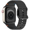 Спортивный силиконовый ремешок для Apple Watch Ultra 2 49 мм 45 44 42 мягкий резиновый ремешок iWatch серии 10 9 8 7 6 5 4 sena браслеты унисекс