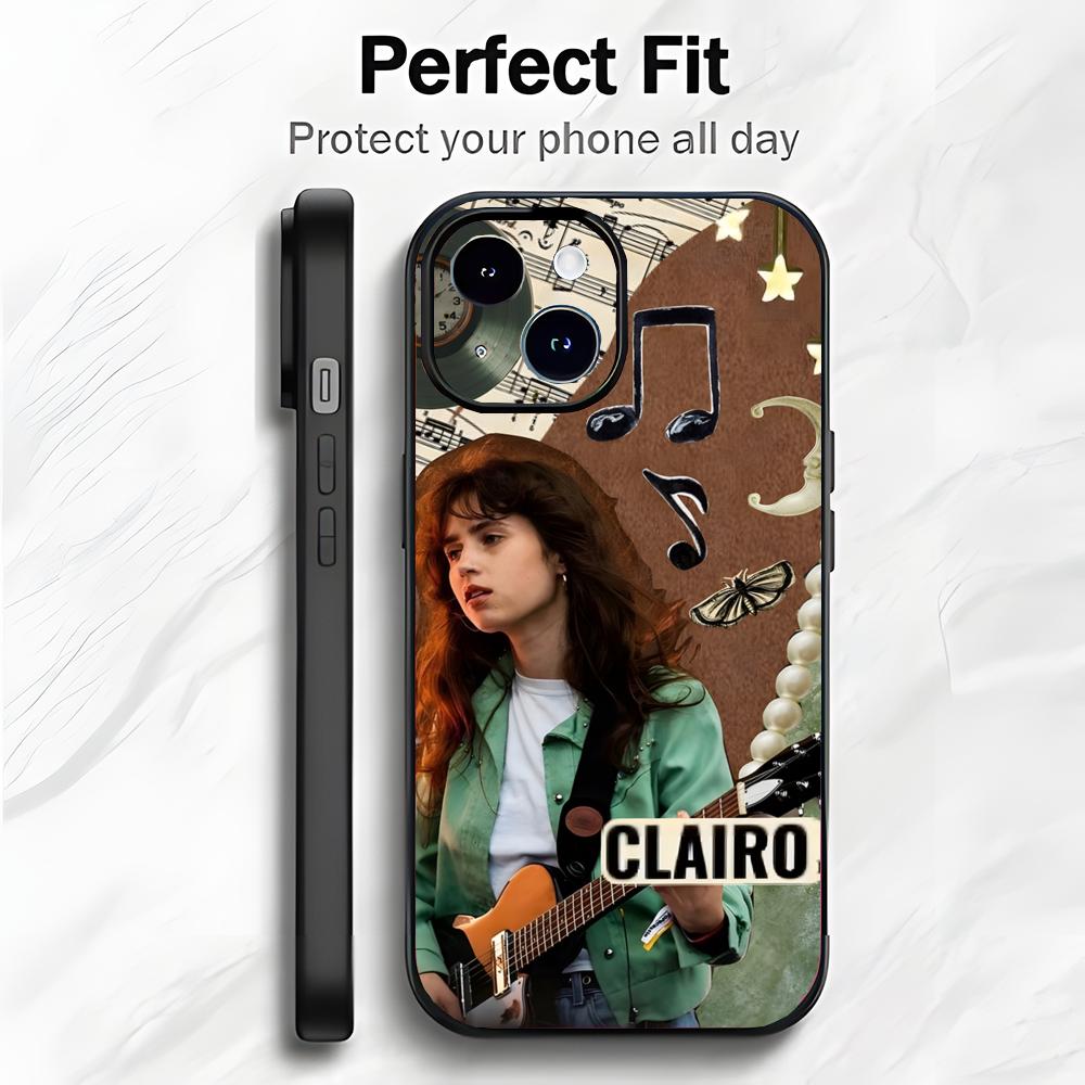 Спокойная Красивая Милая Певица C-Clairo Чехол для Телефона Чехол для Телефона Мягкая Упаковка Легкий Для iPhone17 16 15 14 13ProMax