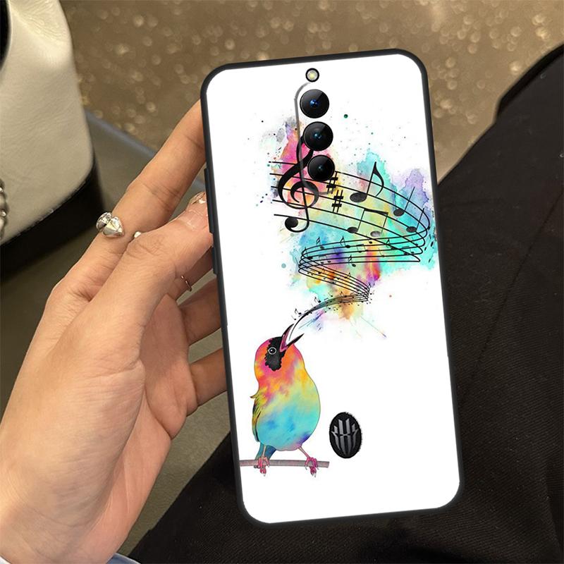 Musical Music Note Case For Nubia Red Magic 8S Pro Plus Red Magic 8 Pro 6 7 6S 7S Pro 5G 5S 6R Cover Coque