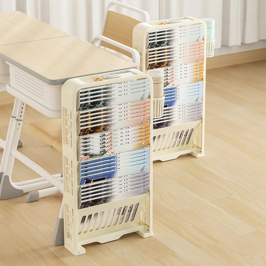 Настольный органайзер для хранения в классе Полка для хранения книг Студенческий стол Книжная полка Маленький органайзер для хранения в классе Книжный шкаф Подставка для книг Книжные полки