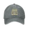 Made In 1992 Cassette Tape Birthday Baseball Cap Unisex Adjustable Vintage Sun Protection Hat