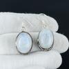 Серьги из стерлингового серебра 925 пробы ручной работы с радужным лунным камнем, ювелирные изделия из радужного лунного камня, серьги, подарки для женщин, украшения из лунного камня для нее