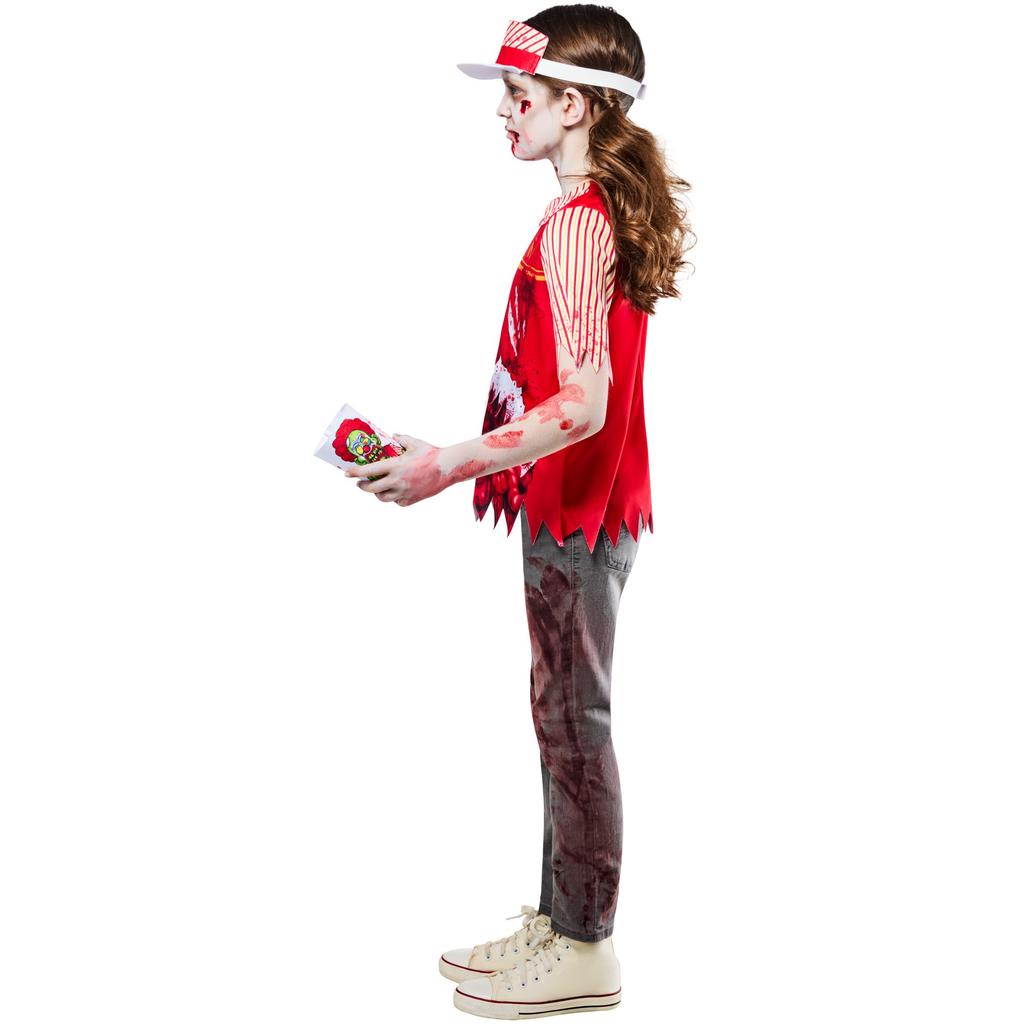 Bristol Novelty Childrens/Kids Zombie Burger Worker Costume