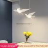 Креативный подвесной светильник в виде бабочки, лебедя, ласточки для спальни или гостиной