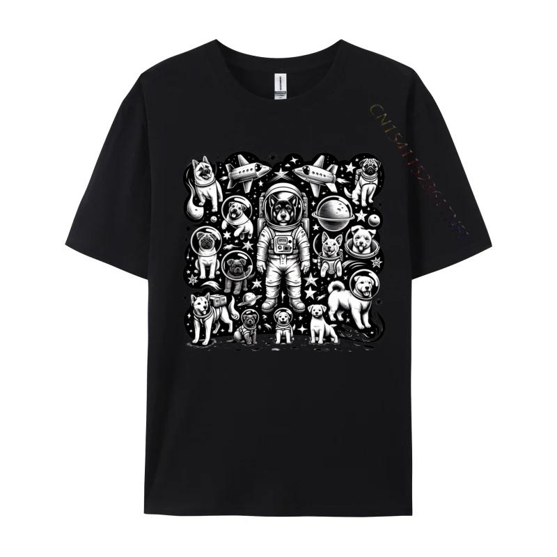 Galaxy Full Of Dogs And Spaceships Tshirts Latest Camisa T Shirts Student Tops Shirt Tshirts Novelty