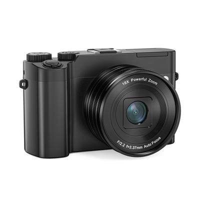 Цифровая камера 4K Цифровая видеокамера 64MP Двойной объектив 2.8-дюймовый IPS-экран Автофокус 16X Цифровая