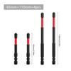 Electrician Screwdriver Bits 1/4" Hex Shank Multi-Tip Screwdriver Set for Electrical Maintenance