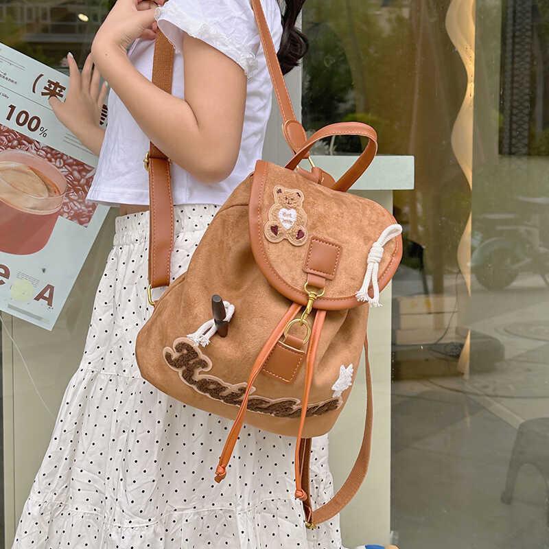 Durable Brown Pu Leather Backpack Unisex Design Ideal For Commuting And School