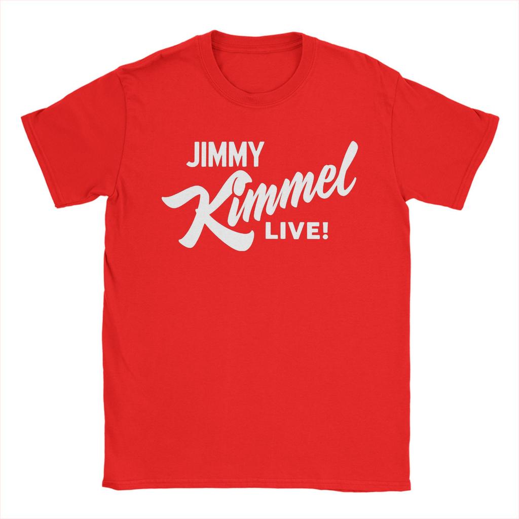 Jimmy Kimmel Live Men's T Shirt Funny Tees Short Sleeve Round Neck T-Shirt Pure Cotton Gift Tops