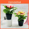Peony Artificial Flower Pot Potted Plant For Home Decor And Living Room Display