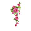 3D Trimmings Rose Floral Peony Garment Flower Embroidery Applique Clothes Accessories Patch