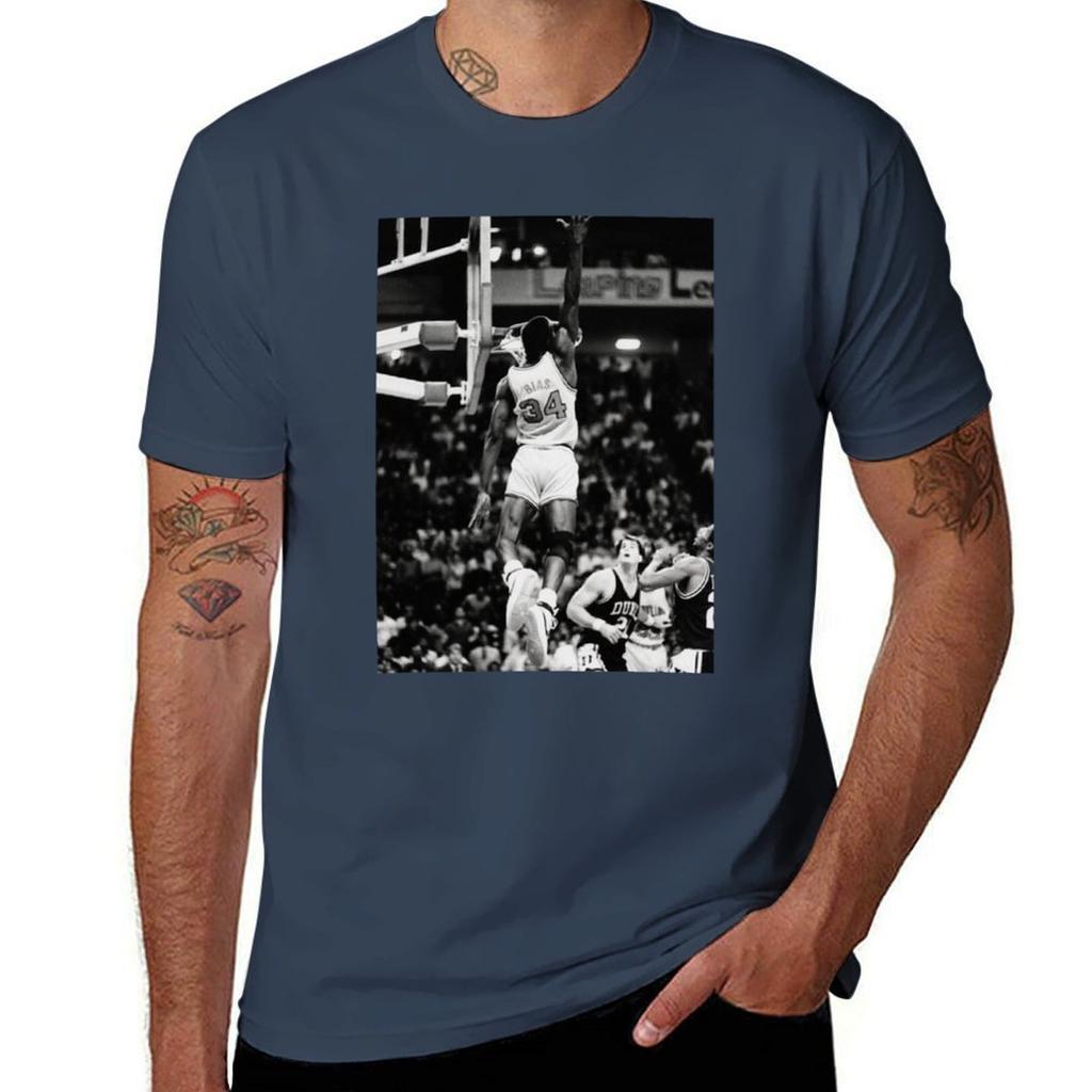 Len Bias Premium Tshirt Work Daily Short Sleeve Top