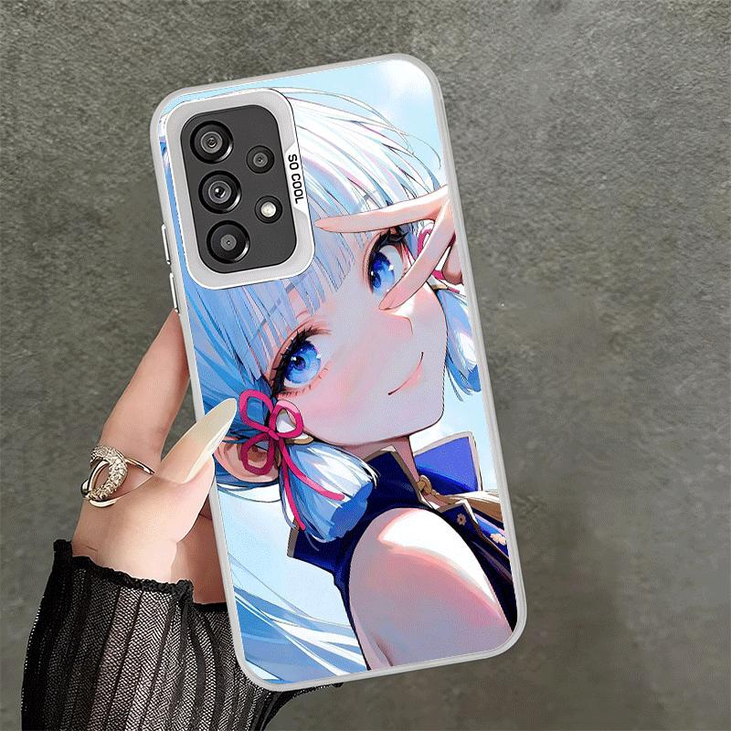 Genshin Impact Kamisato Ayaka Soft Phone Case for Samsung A17 A16 A15 A14 A13 A57 A56 A55 A54 A53 A37 A36 A35 A34 A33 A26 A25 A2