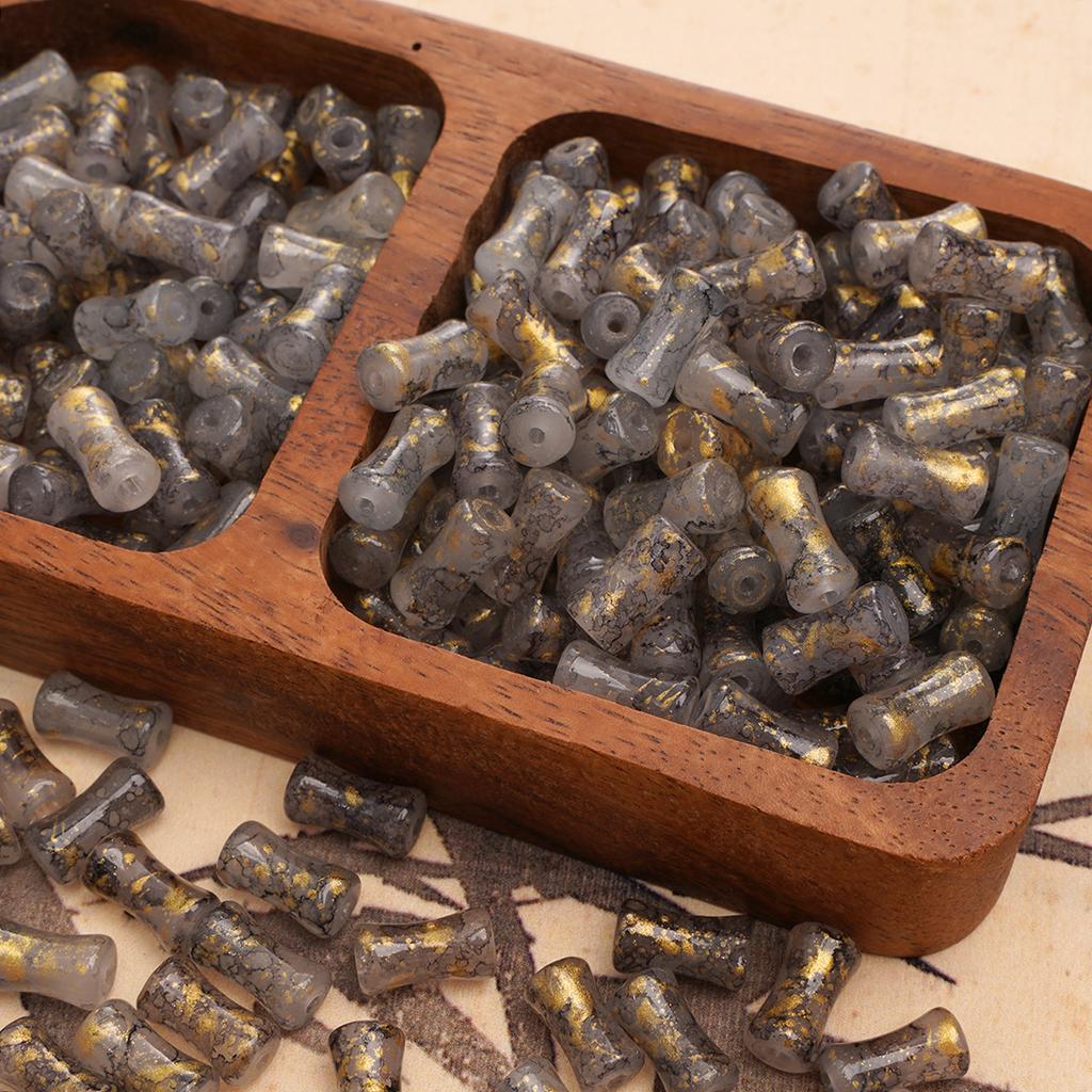 Стеклянные ореолы для окрашивания Бамбуковые бусины Бусины в старинном стиле Бусины ручной работы Аксессуары для бисера Глазурь Имитация нефрита Бусины Материалы