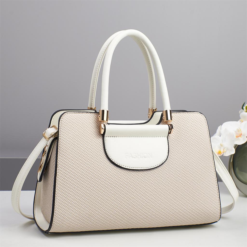 Новая модная холщовая текстура Макарон модная сумка Высокий уровень внешнего вида Простая сумка через плечо Универсальная женская сумка