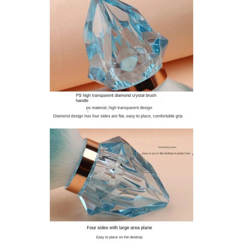 Новая модная алмазная кисть для ногтей с грибовидной головкой, большая косметическая кисть для пудры