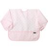 Pli? Infant's NEW Waterproof Long-sleeved Bib, 39 Light Pink White Polka Dots, 1 Piece, 1 Piece