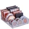 Clear Makeup Organizer: Eyeshadow Palette, Powder, Blush, Lipstick Storage Box & Vanity Drawer Dividers
