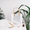 10/20Pcs Frosted Tote Bag Reusable Pvc Waterproof Transparent Companion Gift Wrapping Bag Festival Gift Carrying Bags Guest Gift