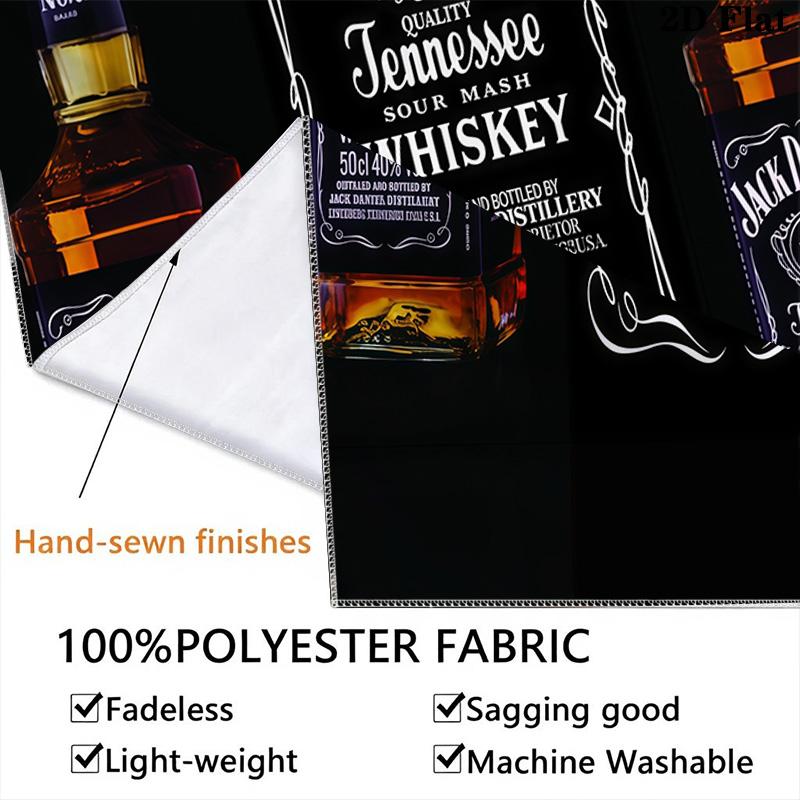 Jack Daniel'S Звезды Полосы Гобелен Настенный Фон Ткань Декор Стены Атмосферная Фон Ткань Мягкий