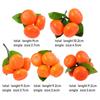 And Leaves Fruit Display Imitation Fruits Fake Oranges Artificial Fruit Tangerine Model Party Decor