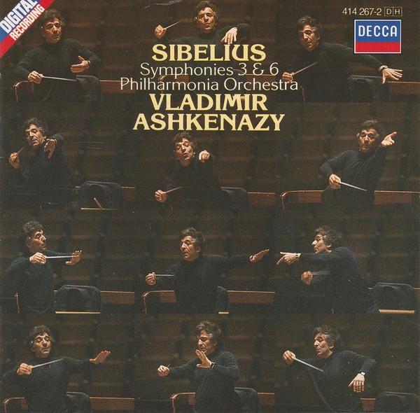 CD JEAN SIBELIUS, PHILHARMONIA ORCHEST - Symphonies 3 & 6 4142672 Decca 1985 Europe Classical Used
