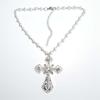 Gothic Cross Necklace For Women With Alloy Pendant And Chain Jewelry Accessory