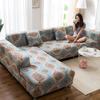 Эластичный чехол для дивана с цветочным принтом, эластичные чехлы для защиты мебели, чехлы для диванов, чехлы для диванов на 1/2/3/4 места для гостиной