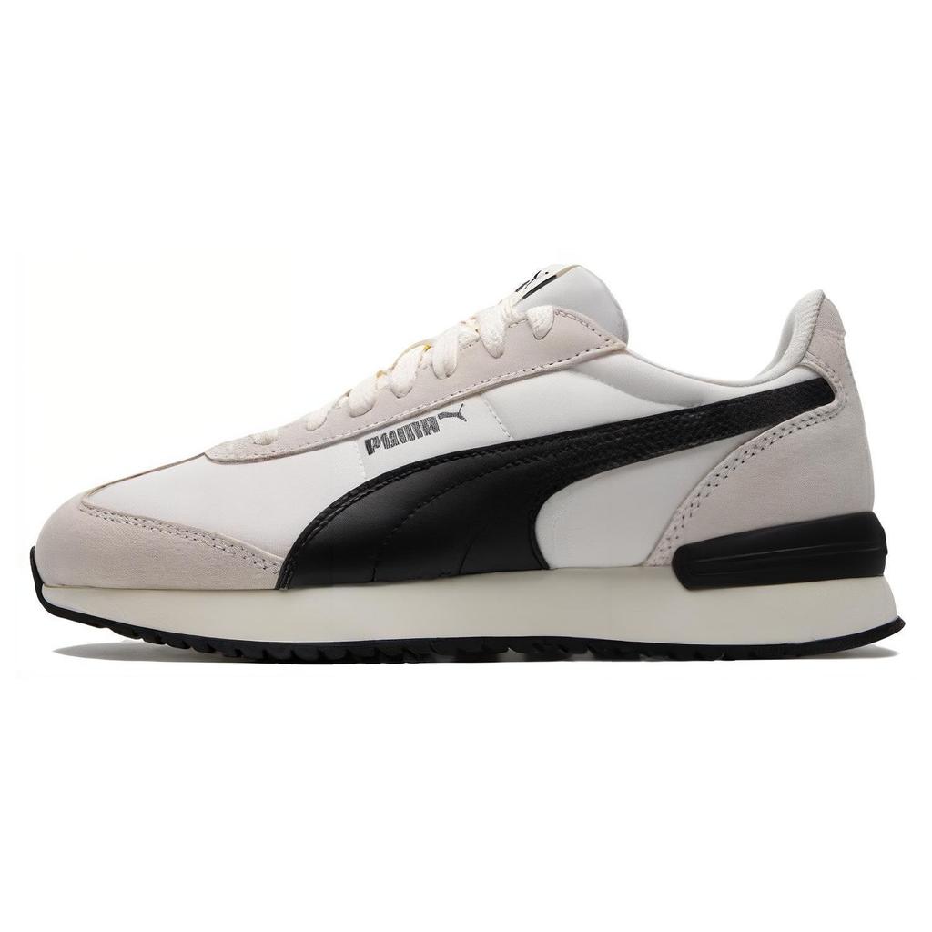 Puma R78 Nylon Retro Fabric Cow Split Leather Synthetic Fashion Casual Wear Resistant Lightweight Low Top Lifestyle Sneakers Unisex Sneakers 399250-01