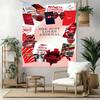Arsenal Wall Decor Tapestry Art For Pet Memorial Birthdaywedding Party Backdrop Family Gift