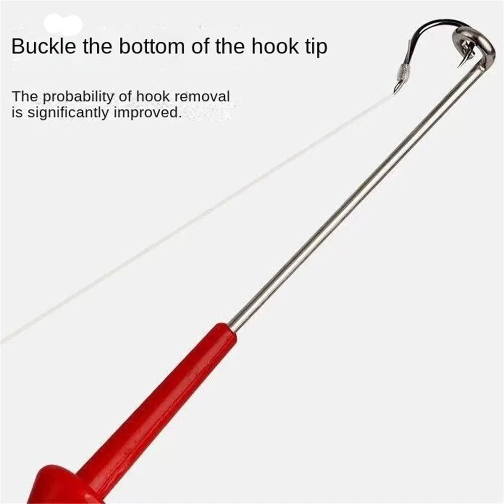 3 In 1 Fishing Hook Removal Fly Nail Knot Remover Tool Accessories Tackle Disgorger Steel