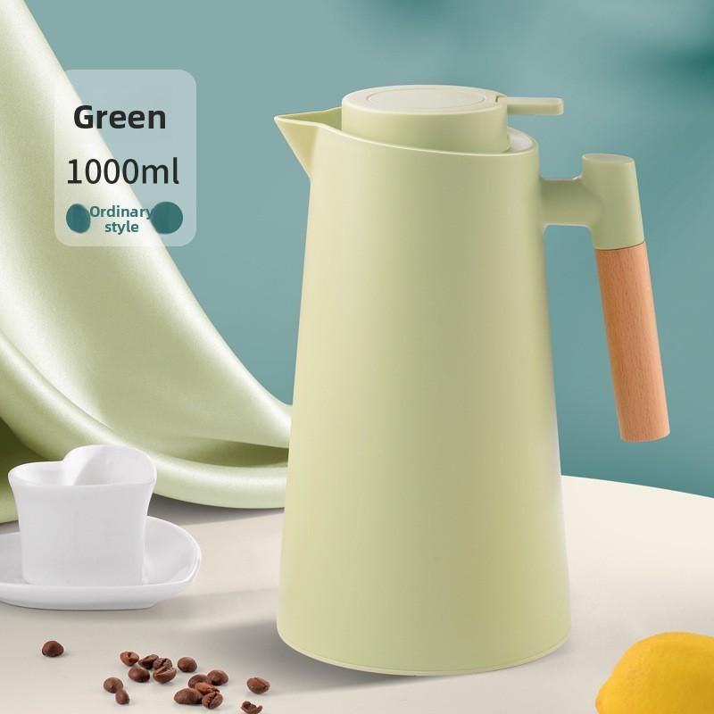 Изолированная бутылка для воды большой емкости со стеклянной колбой для домашнего использования и хранения горячих напитков
