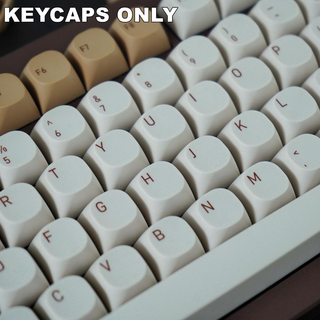 119Key Tiramisu Keycaps MA Profile PBT Dye Sublimation Process Keycap for Mechanical Keyboards Switches
